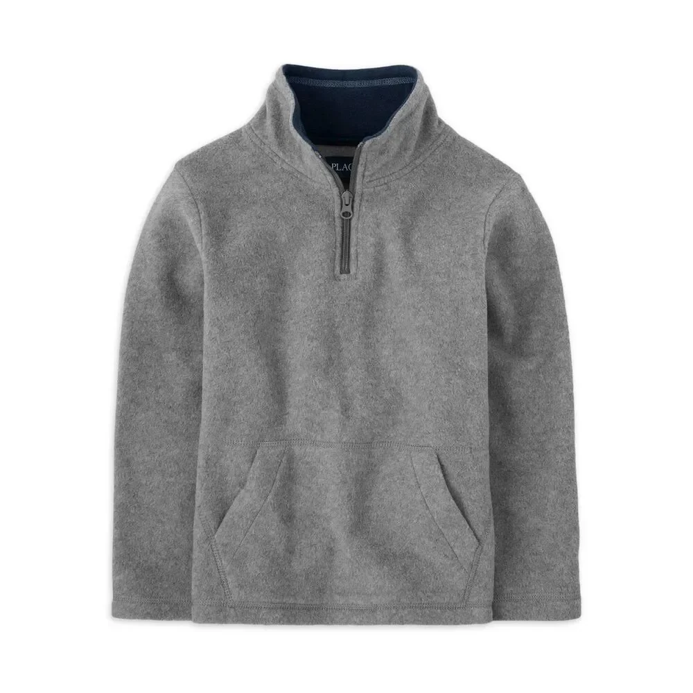 The Children's Place Half Zip Fleece Pullover Top Athletic Sweater Jacket Large